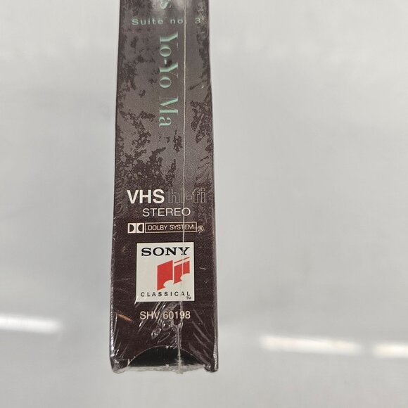 Yo-Yo Ma Inspired By Bach Falling Down Stairs Collectible VHS Hi-Fi Stereo Sony - Picture 6 of 7